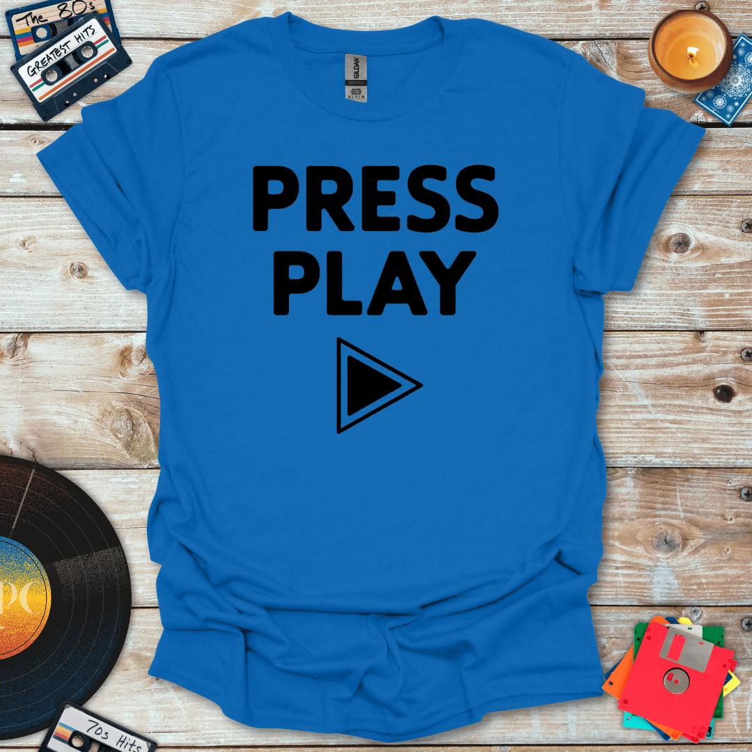 Press Play Button T-Shirt