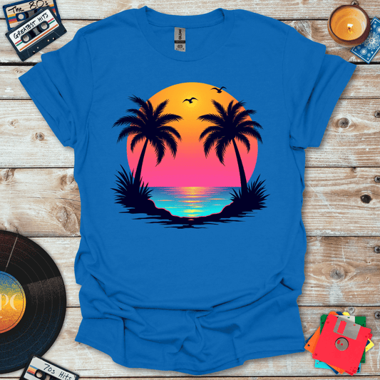 Retro Beach Glow T-Shirt