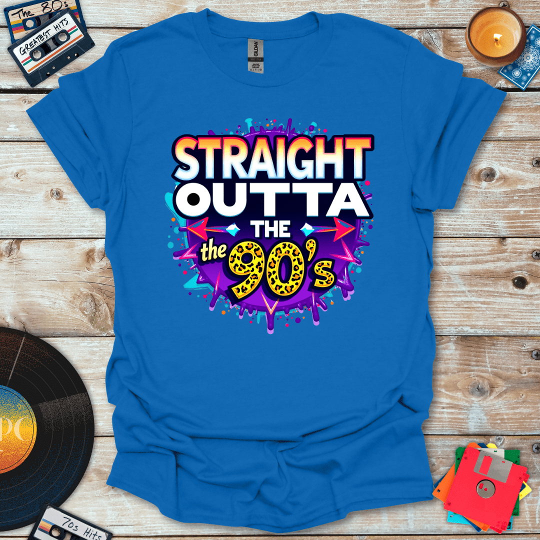 Straight Outta The 90s Tiger Print T-Shirt