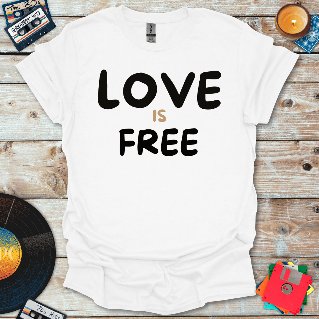 Love Is Free Freehand T-Shirt