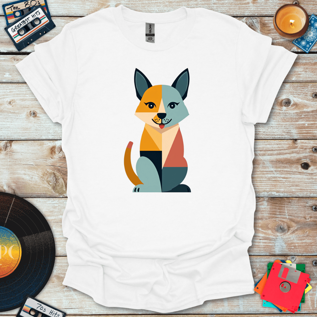 Mid Century Geo Pup T-Shirt