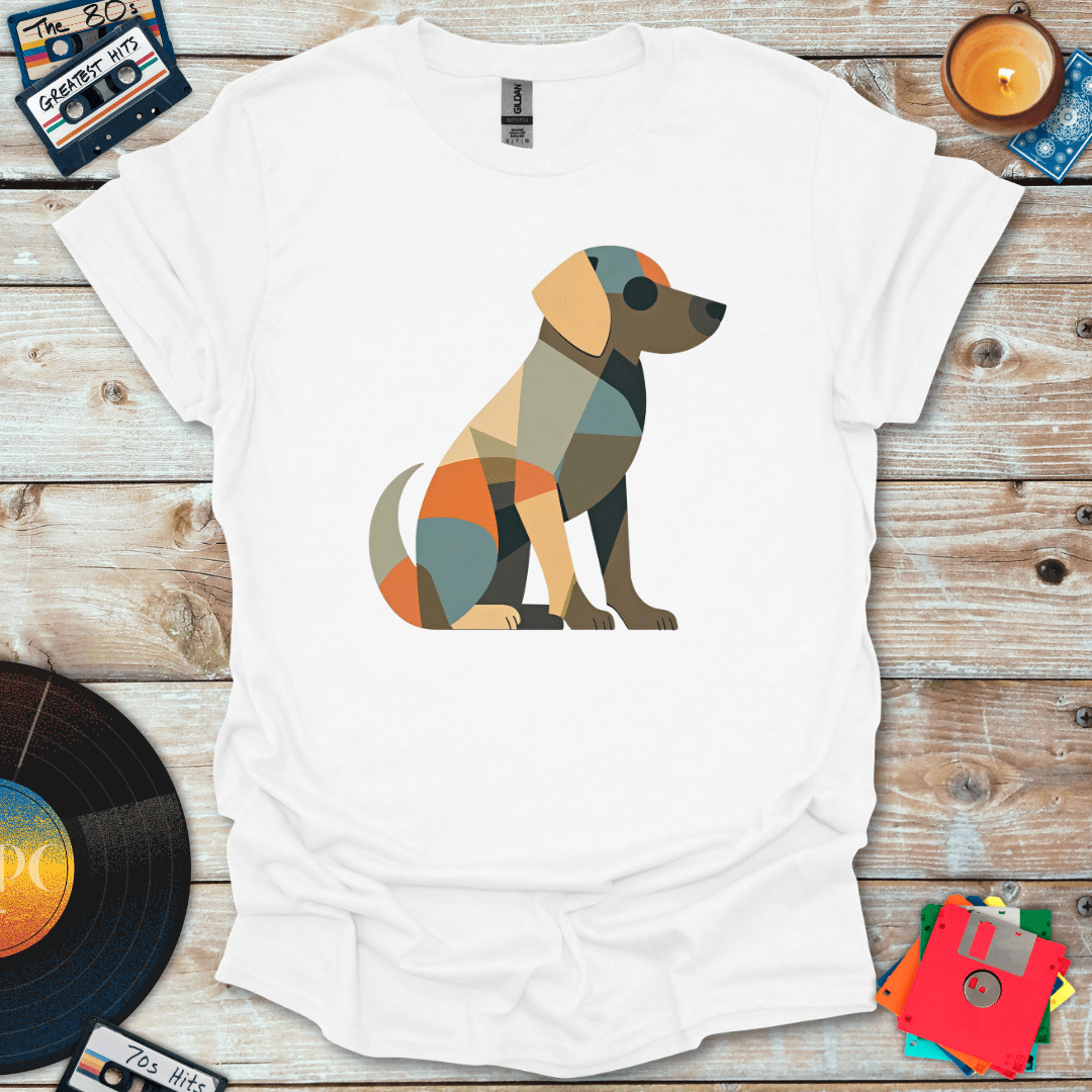 Mid Century Geo Pup 2 T-Shirt