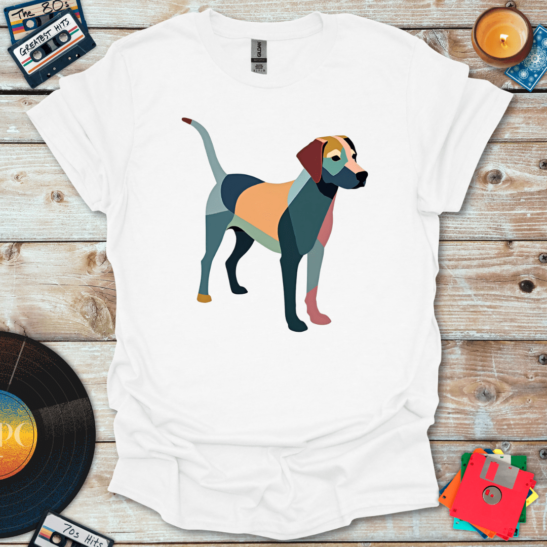 Mid Century Geo Pup 3 T-Shirt