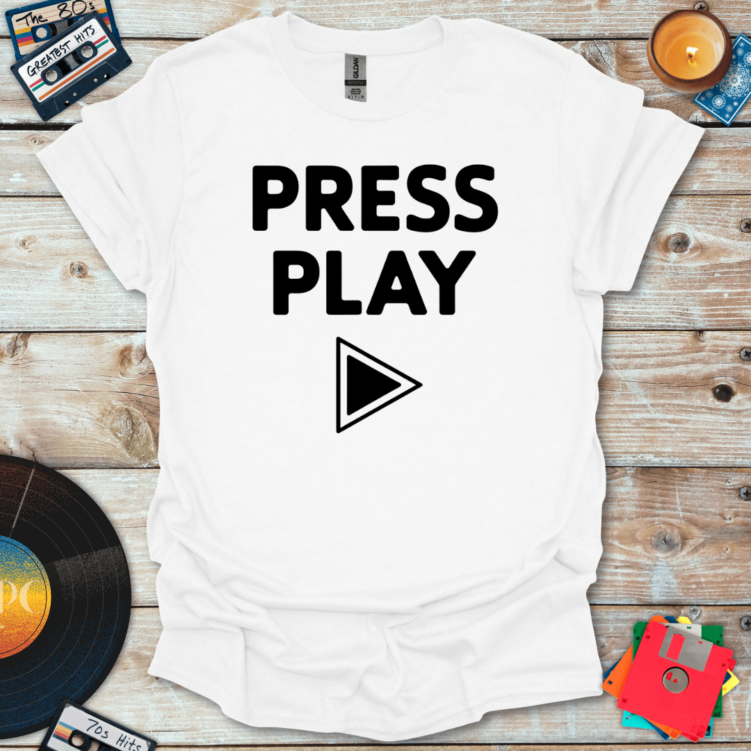 Press Play Button T-Shirt