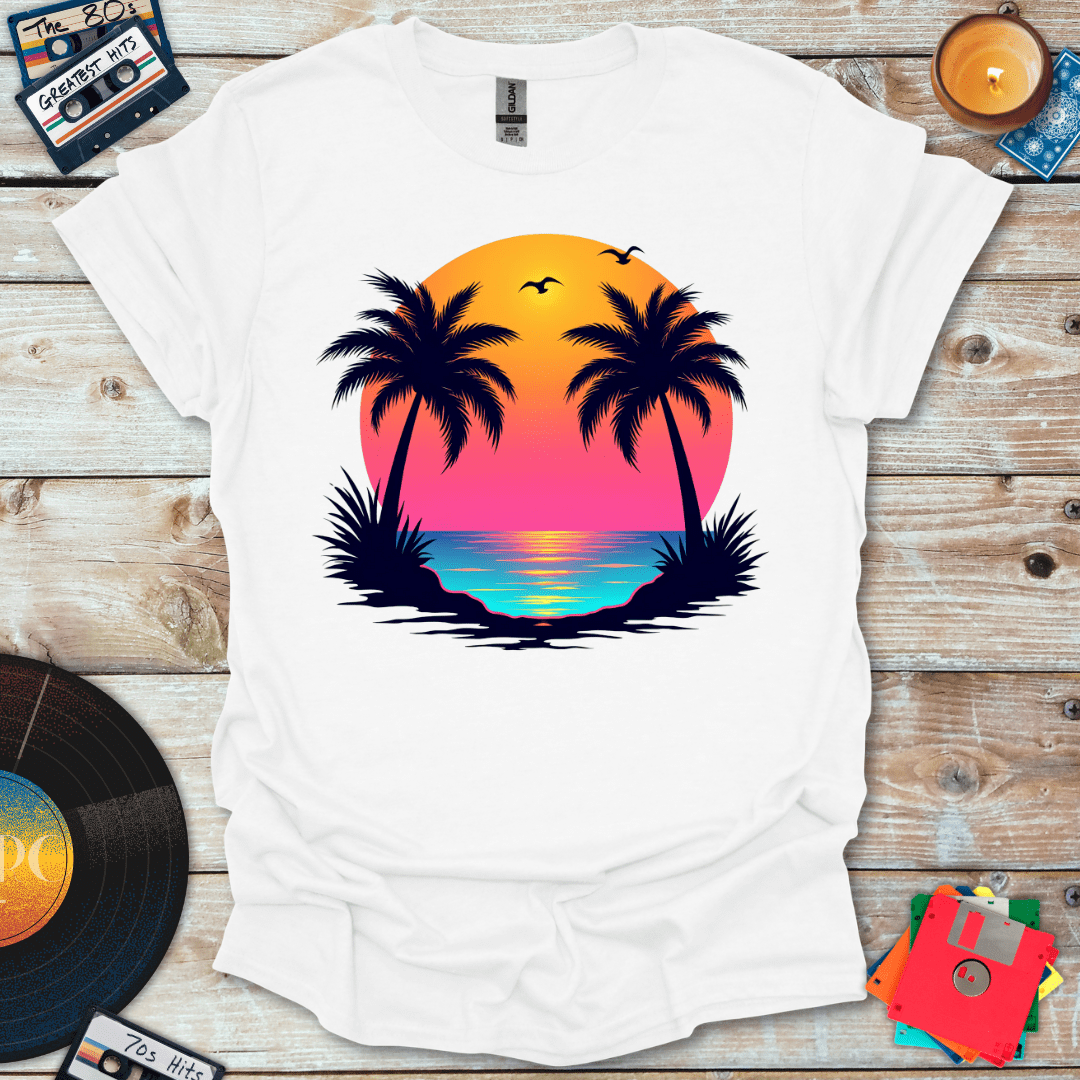 Retro Beach Glow T-Shirt