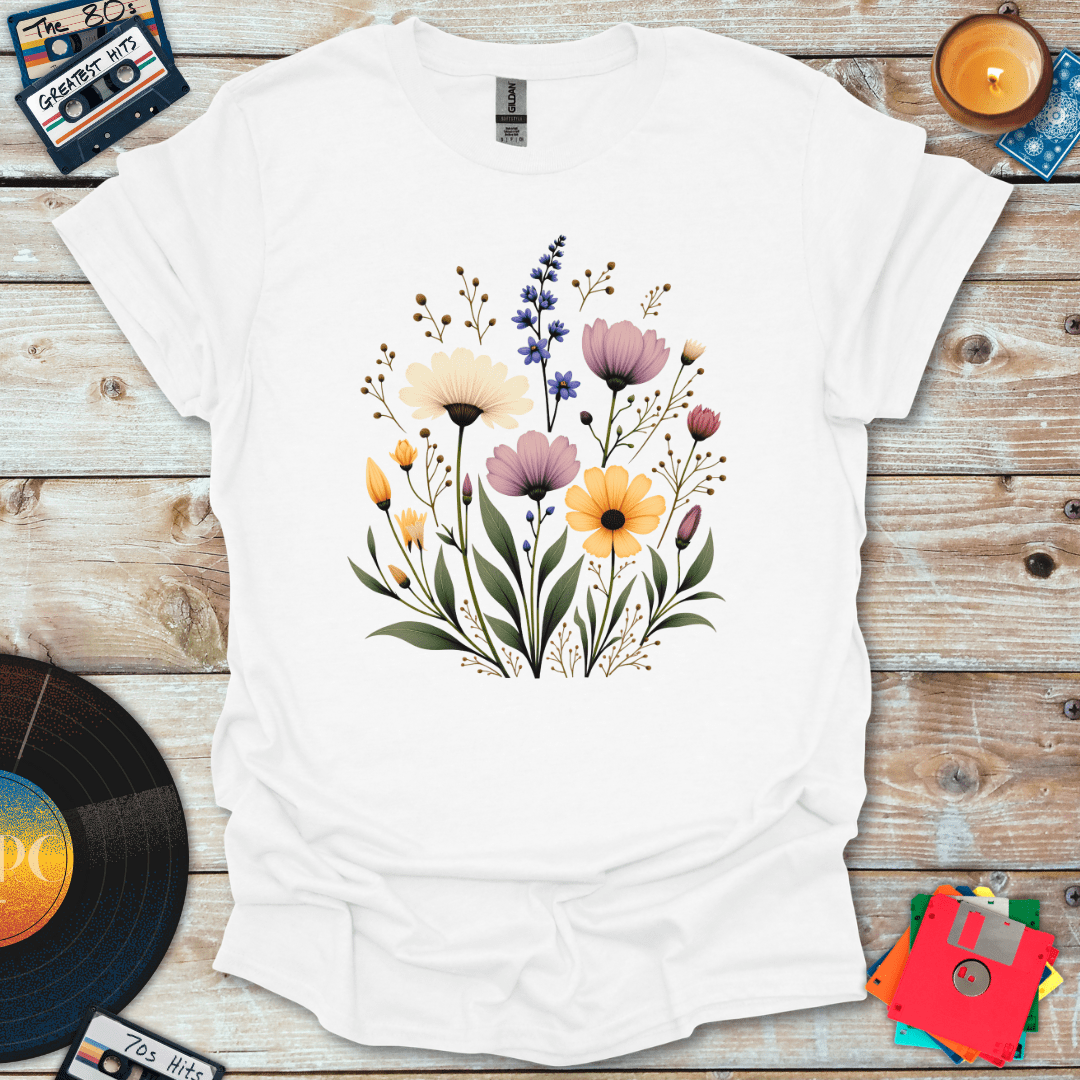 Retro Wildflowers T-Shirt