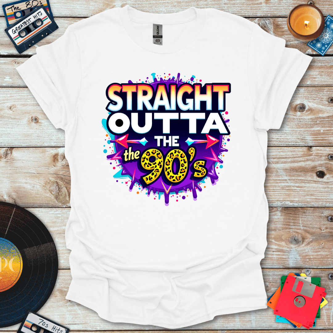 Straight Outta The 90s Tiger Print T-Shirt